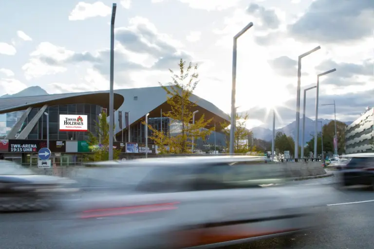 LED-Video-Wall | IBK – Olympiaworld Mediaweb Tirol | Digitale Out-of-Home-Werbung (DOOH)