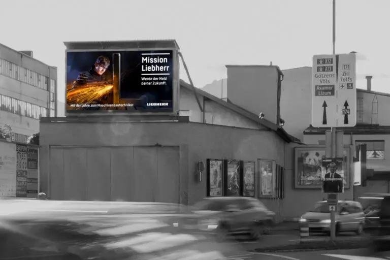 LED-Video-Wall | IKB-Westbahnhof Mediaweb Tirol | Digitale Out-of-Home-Werbung (DOOH)